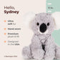 Bearington Sydney Koala Bear 11 Inch Stuffed Koala Bear - Stuffed Animal - Plush Koala Bear