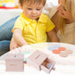 Moriteck Montessori Coin Box And Object Permanence, Wood Drawer With 3 Colors Coin Toy For 8-12 Months And Up Baby, Infant Devel