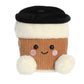 Aurora Adorable Palm Pals Essie Coffee Cup Stuffed Animal - Fun Collectible Plush for Kids and mature-themed Collectors - Perfect for Decorating Rooms and Birthday Gifts - White 5 Inches
