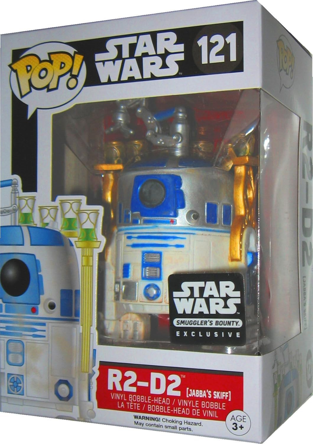 Star Wars Smuggler'S Bounty Exclusive R2-D2 On Jabba'S Skiff Funko Pop #121