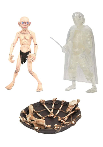 Diamond Select Toys San Diego Comic-Con 2021 limited availability The Lord of The Rings: Frodo & Gollum Deluxe Action Figure Box Set  Multicolor