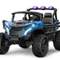 Arbeli 24V 2 Seater Ride On Car Truck, 4X200W, Eva Tires, 4Wd/2Wd, Remote Control, Rainbow Lights, Shock Absorbers, Bluetooth, R