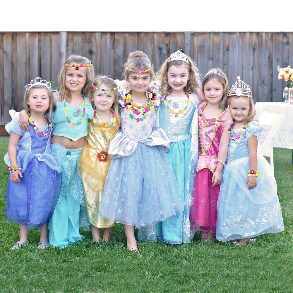 GILI Pop Beads - Jewelry Making Kit for 3 4 5 6 7 8 Year Old Little Girls - Arts and Crafts Toys for Kids Age 4yr-8yr - Necklace