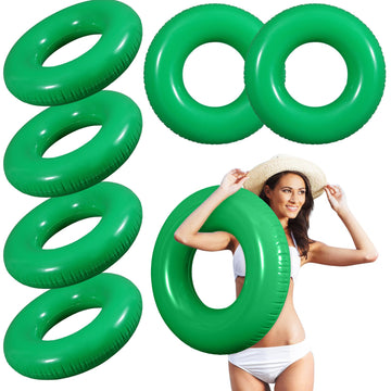 Jellyarch 6 Pcs Inflatable Pool Floats 28 Inch Float Tube For Kids And Adults Swimming Ring Pool Floaties For Beach Party Decora
