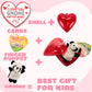 Joyin 28 Packs Valentines Day Prefilled Hearts With Plush Animal Finger Puppet And Valentins Card For Kids Classroom Exchange, V