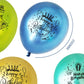 Happy Birthday Metallic Balloons,30 Pcs Blue Green Yellow Metallic Printed Balloons Happy Birthday Ballons Party Deco, Ballons B