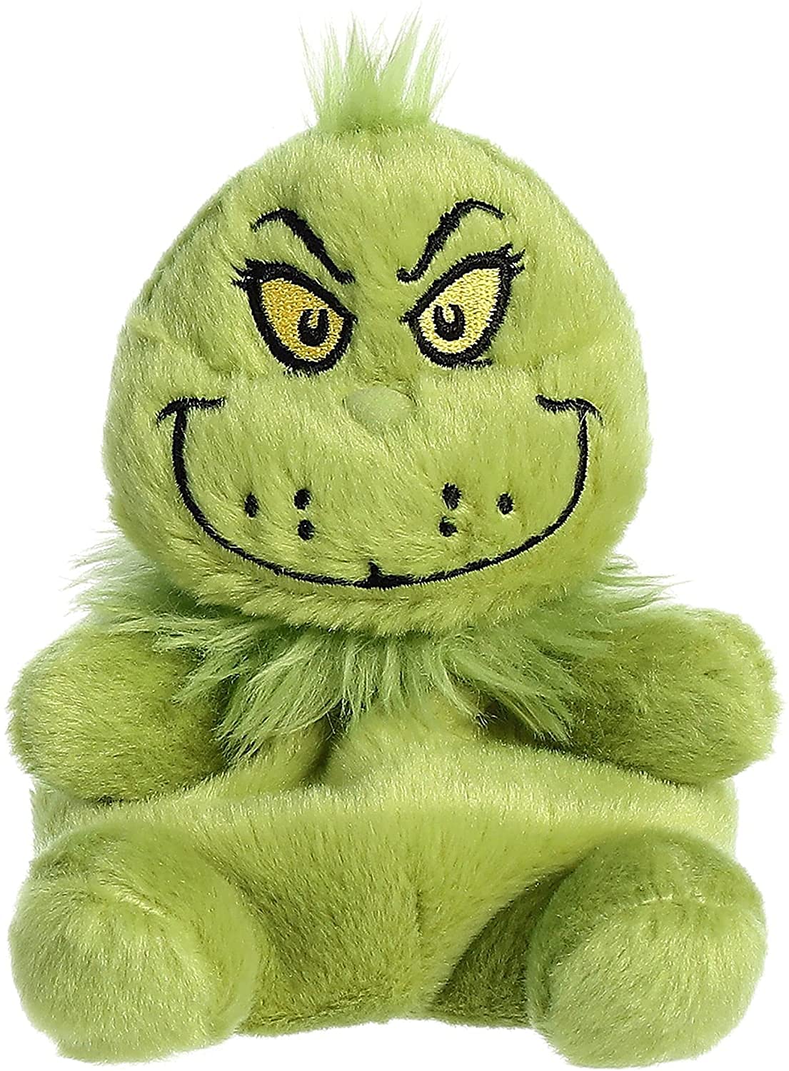 Aurora 5-Inch Grinch & Max Palm Pals Bundle - Green & Brown Fabric Plush Toys, Model 15985/6