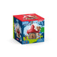 Schleich Smurf House Playset with Papa Smurf, Gargamel & Azrael - 7.5" Multicoloured Plastic Model 20803