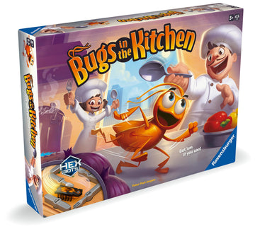Ravensburger Bugs in The Kitchen Board Game for 2-4 Players, Multicolor, Cardboard, Ages 5+, Model 22441