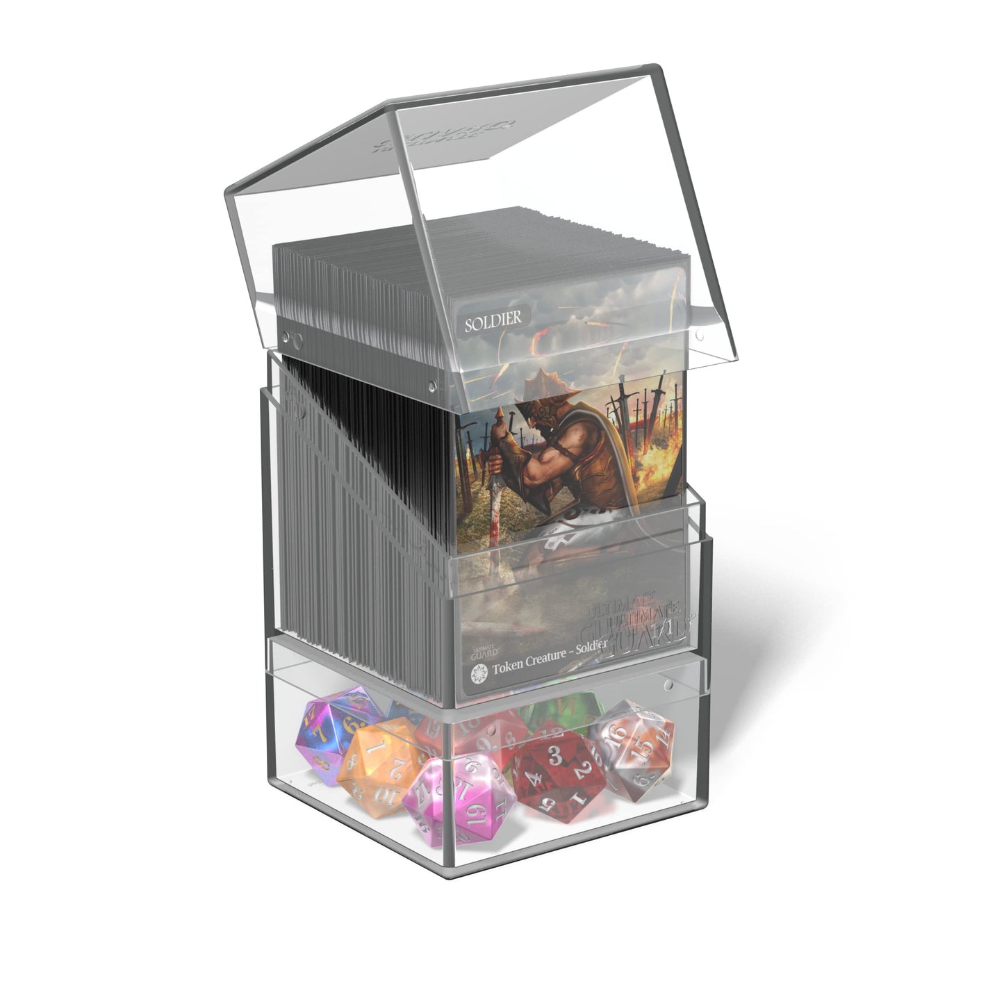 Ultimate Guard Ugd011283 Boulder'N Tray 100+ Transparent Trading Card Box