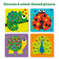 Skillmatics Art Activity - Fun With Foam Animals, No Mess Felt Sticker Art For Kids, 3D Foam Stickers, Diy Craft Kits, Gifts For Boys & Girls Ages 3, 4, 5, 6, 7