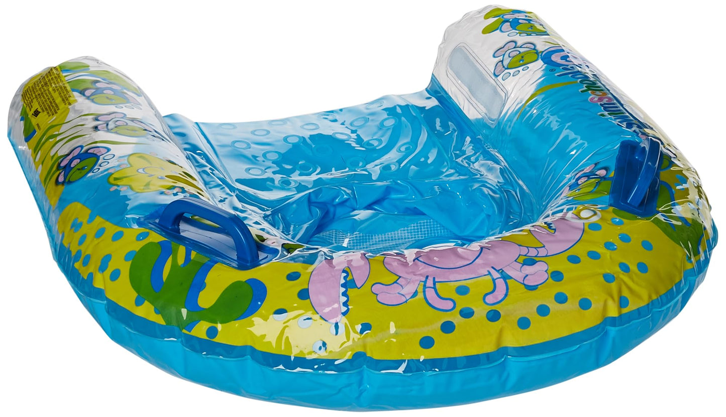 Swimschool 4-In-1 Progressive Swim Training Float - 18 Months And Up - Baby Pool Float, Cruiser, Or Kick Float With Kickboard An