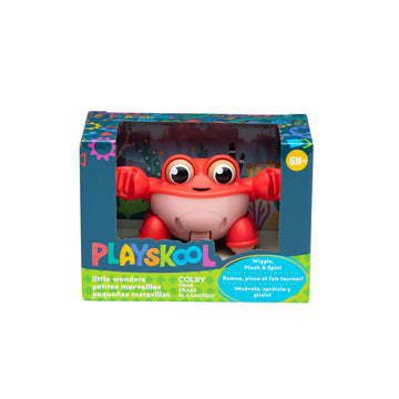 Playskool Little Wonders - Colby Crab - Tactile Sensory Play Infant Toy - Help Develop Fine Motor Skills - Ages 6 Months And Up