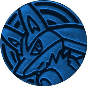Pokemon Lucario Coin From The Trading Card Game - Blue