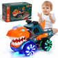 KidsMind Dinosaur Monster Truck for Baby Boy Music and Light Up Toy for Toddlers 1-3,Battery Powered Dino Trucks Toy Ideas for 2