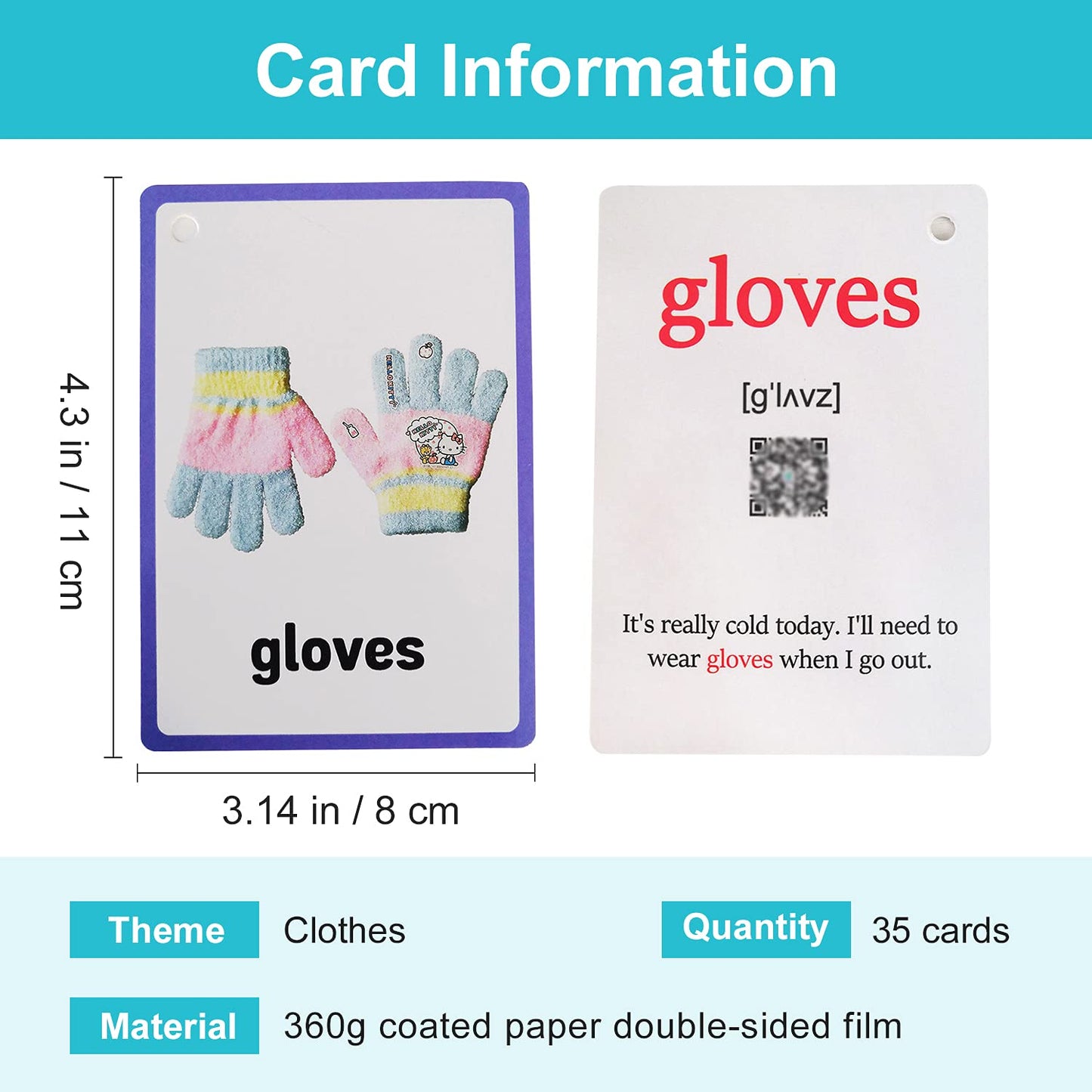 Lilias Clothes Flash Cards, Toddler Learning Toys, Preschool Learning Toys, Homeschool Supplies, Learning Supplies For Kindergar