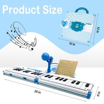 Veiuwa Kids Keyboard Piano - 40 Keys Kids Piano Multifunction Music Educational Instrument Toy Keyboard Piano For 3, 4, 5, 6, 7,