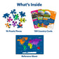 Skillmatics World Map Puzzle - 96 Piece Educational Jigsaw for Kids, Geography Facts, Multicolor, Model SKILL448WMP