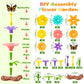 Funsland Kids Garden Toys For 3 4 5 6 7 Years Old - 272 Pcs Flower Building Set For Toddler Girl Toys