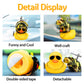 Wonuu Rubber Yellow Duck Car Ornaments Cool Duck Car Dashboard Decorations With Propeller Helmet Sunglasses (Mountaineering Camo