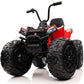 24V Kids Atv, Hetoy Ride On Car 4Wd Quad Electric Vehicle, 4X80W Powerful Engine, With 7Ahx2 Large Battery, Accelerator Handle,