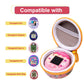 Ltgem Case Compatible With Tamagotchi Pix/Tamagotchi Original/Tamagotchi Nano X/Tamagotchi Hello Kitty/Tamagotchi Uni, Protective Carrying Electronic Pets Case With Lanyard Neck Strap(Pink Space)