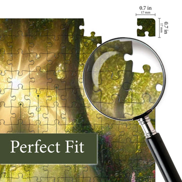 Jigsaw Puzzles for mature-themeds 1000 Pieces - Challenging Colorful and Unique with Large Poster - Letters on Back - AI Art - Rompecabezas para mature-themedos - Gifts for mature-themed  Couples  Teens (Botanical Garden)