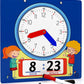 Scribbledo Writable Dry Erase Learning Clock For Kids Write & Wipe Demonstration Clock For Kids Learning To Tell Time Classrooms