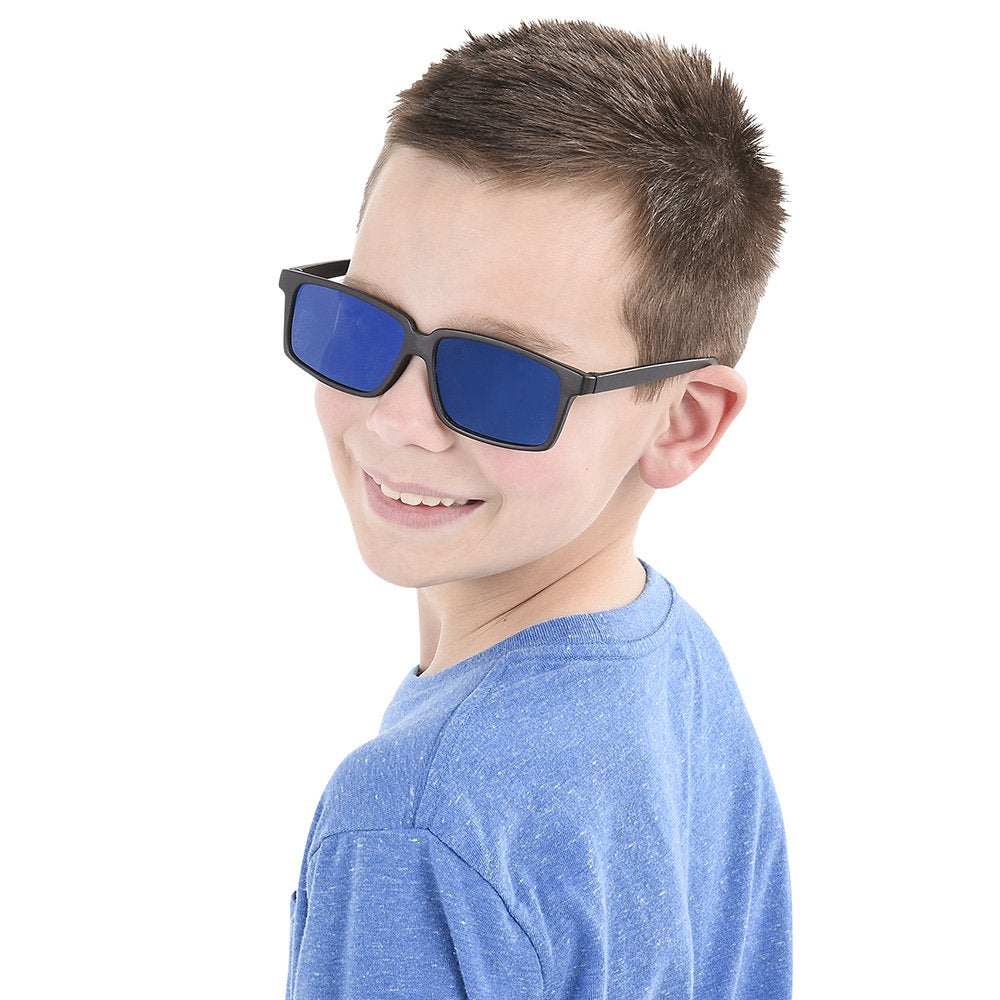 Zugar Land Top Secret Spy Glasses For Kids - Rear View Sunglasses. View Behind You! Detective Gadget. Perfect Party Favors. (3 Pack)