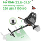 Awwscooter K1 Go-Kart Seat Attachment for 6.5"/8"/10" Scooters, Classic Black, Adjustable Frame, Easy Install