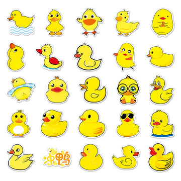 Duck Stickers,Cute Yellow Duck For Water Bottles,Duck Helmet Stickers Gifts For Boys/Girls, Gifts For Kids Teen Stickers And Dec