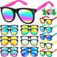 Kids Sunglasses Party Favors, 24Pack Neon Sunglasses with UV400 Protection in Bulk for Kids, Boys and Girls, Great Gift for Birt
