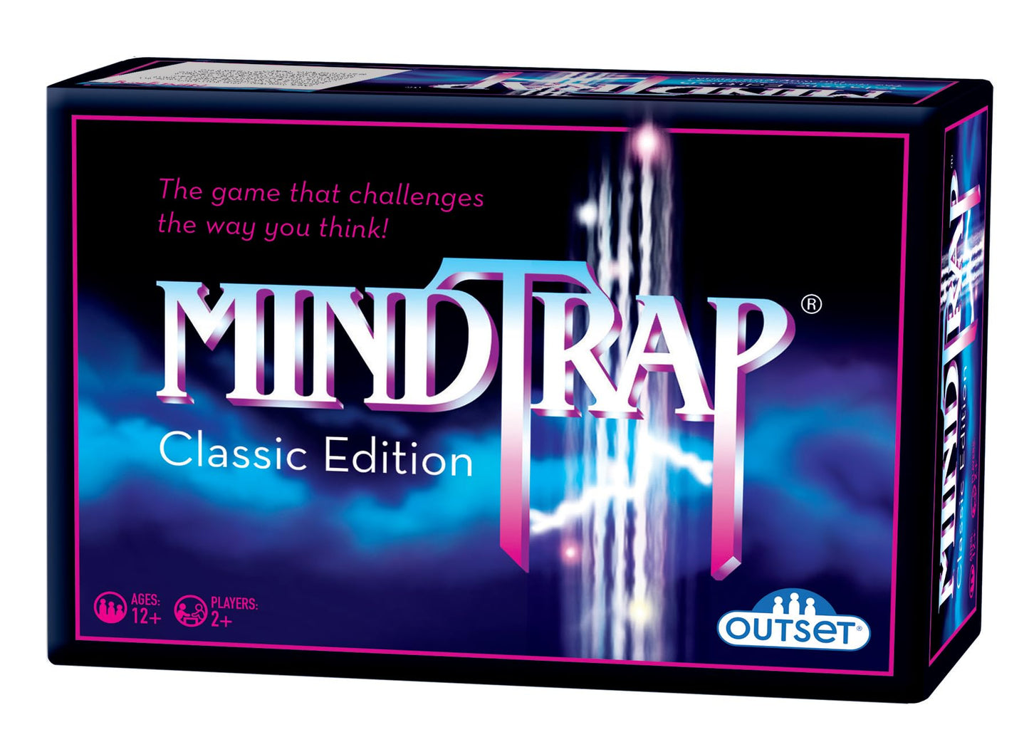 Outset Media Mindtrap Classic Edition Game - Puzzles & Mysteries, Tin, Black, Ages 12+ - Model 37090