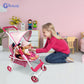 Baby Doll Collection Anivia Doll Stroller Heart Design Gifts For Toddlers And Girls Foldable Doll Stroller (Da208 Pink)…