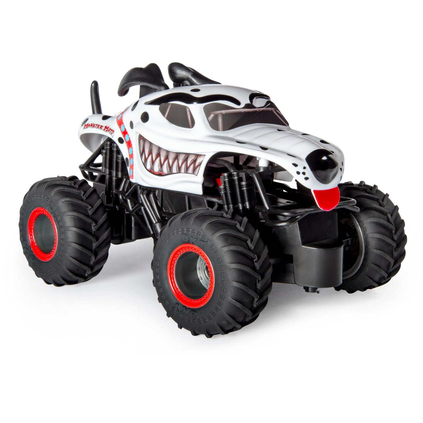 Monster Jam, Official Monster Mutt Dalmatian Remote Control Monster Truck For Boys And Girls, 1:24 Scale, 2.4 Ghz, Kids Toys For