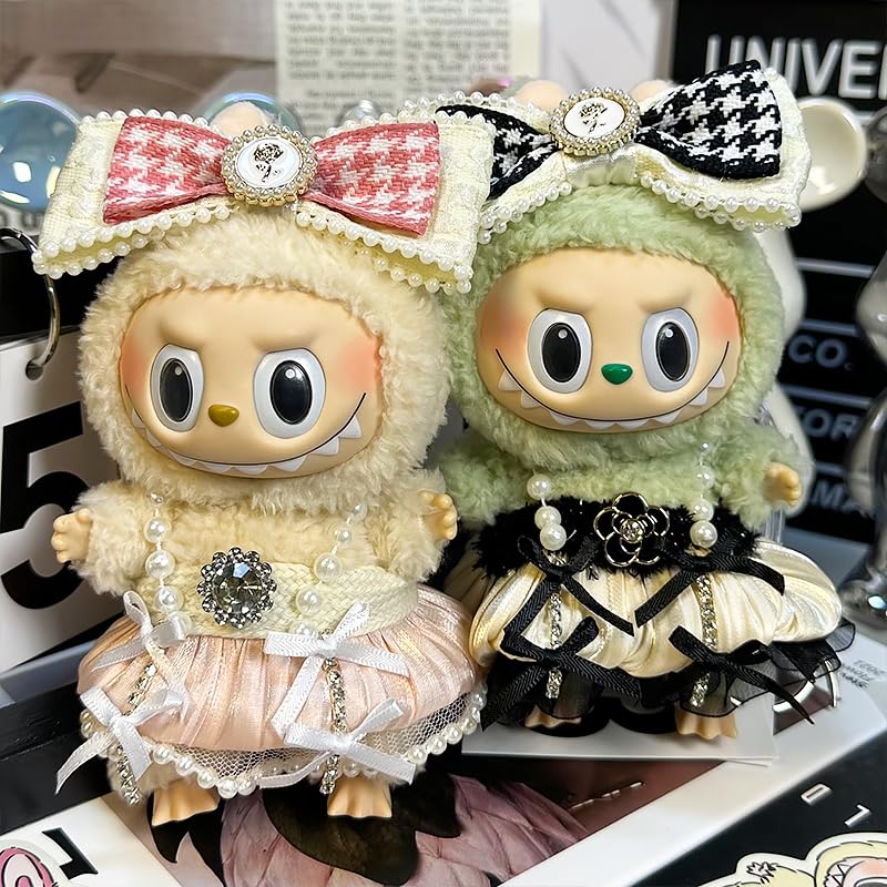 Labubu Clothes Compatitable with Labubu, Clothes for Labubu Dolls, Labubu Outfits, Cute Labubu Clothing and Accessories Set (LBB