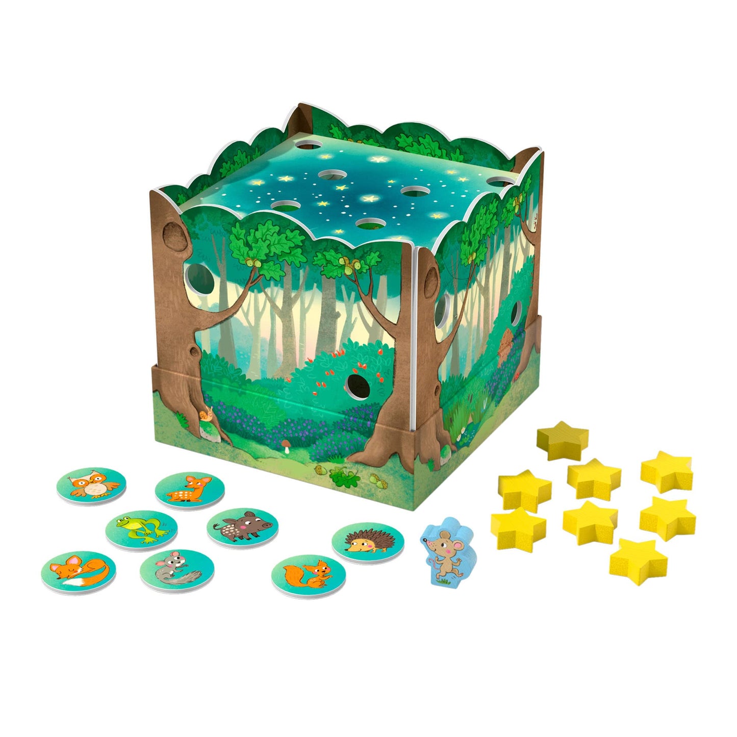 HABA My Very First Games - Forest Friends 3D Memory Game for Ages 2+, Paper, Model 306606