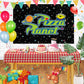 Pizza Planet Backdrop for Birthday Party Decorations Outspace Background for Baby Shower Party Cake Table Decorations Supplies T