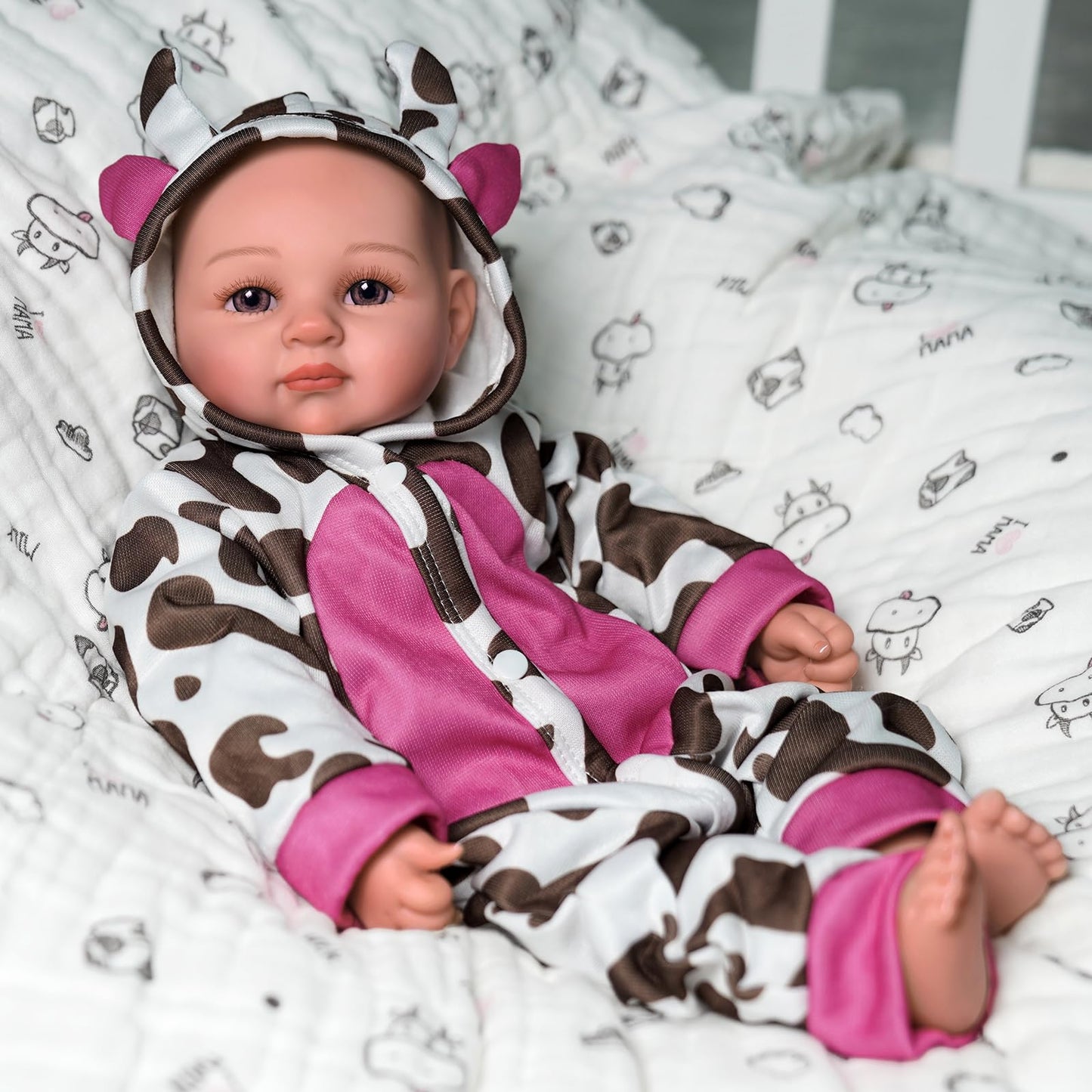 Babeside Baby Dolls, 17Inch Large Realistic Cute Soft Body Baby Doll Real Life Baby Dolls With Accessories For 3+ Year Old Girls Gifts, Pretend Play, Collection