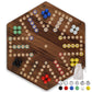 15 Inches Wooden Fast Track Board Game Original Aggravation Board Game Wahoo Board Game For 6 And 4 Players With Marbles And Dic