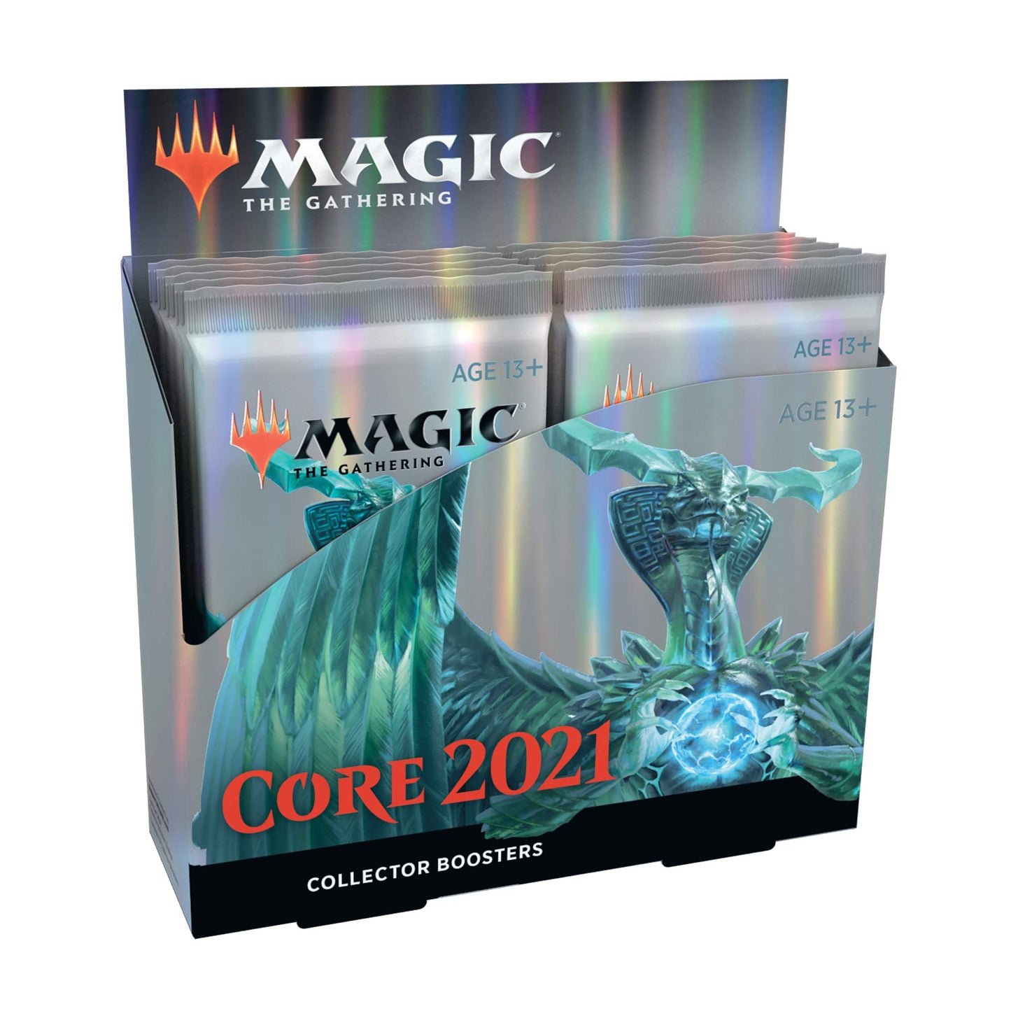 Magic: The Gathering Core Set 2021 (M21) Collector Booster Box | 12 Packs | Min. 4 Rares Per Pack | Latest Set, Model Number: C7