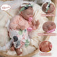 Dayoff Kids Reborn Baby Dolls,18 Inch Lifelike Realistic Newborn Doll With Soft Vinyl Body That Look Real,Christmas/Birthday Baby Doll Gift For Kids Age 3 + (Vinyl Body)
