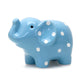 Child To Cherish Ceramic Polka Dot Elephant Piggy Bank For Boys, Blue