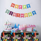 Domgoge Glow Tablecloth For Birthday Party Decoration Plastic Neon Table Cover Rectangle Paint Splatter Graffiti Black Table Clo