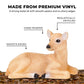 Learning Minds Jumbo Forest Animal Figures Set - 8 Vinyl Woodland Toys for Toddlers Age 1-3, Multi-colour, Large, Model 33235