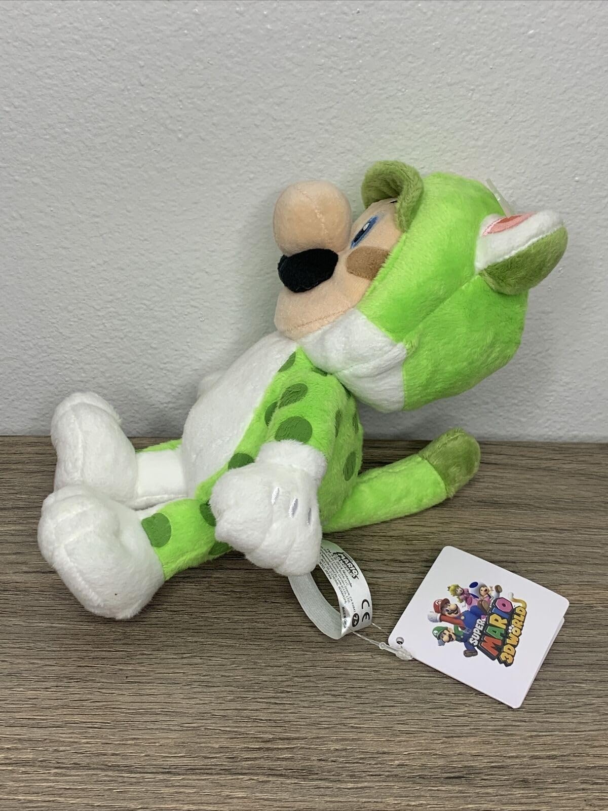Little Buddy Super Mario Neko Cat Luigi Plush, 10'''''', Multi-Colored