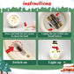 Lihome Snowman Decorations - Led Ceramic Snowman Christmas Decorations For Bedroom Unique Gifts For Mom Grandma