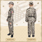 Giftinbox Army Costume For Kids, Soldier Military Costumes For Boys, Halloween Costumes For Kids Boys, Kids Army Soldier Uniform Age 3-10 Size L
