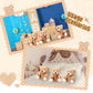 Jenaai 8 Pcs 10 Inch Stuffed Animal Bear Bulk Gift Soft Cute Baby Shower Bear Small Stuffed Plush Toys for Girls Boys Kid Child