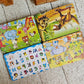 G.Fidel Four 4 Piece Animal Jumbo Pieces Cardboard Floor Puzzle Chunky Animal Jigsaw Puzzle Game For 3 Years+ Old Kids| Pre Scho